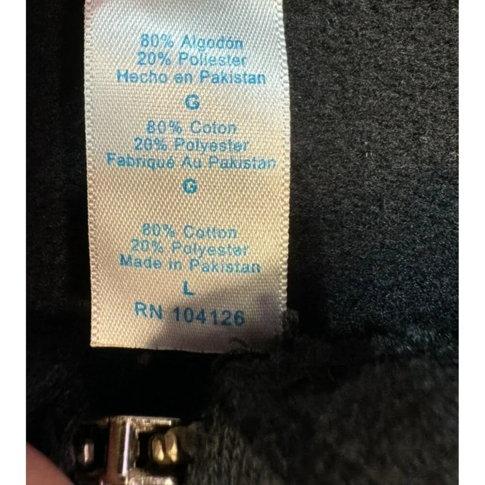 Tultex Black Hoodie Yes This Is A Cult Size Large Black Zip-Up - Picture 3 of 12